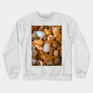 Relax Yoga Seashells Meditation Summer Beach Crewneck Sweatshirt